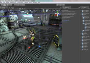 Unity sci-fi third person shooter game